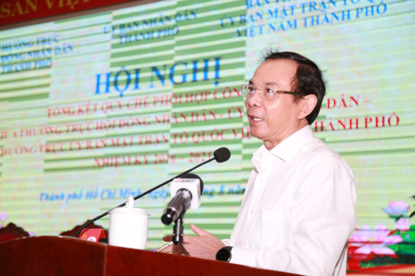 Bí thư Thành ủy TPHCM kết luận tại hội nghị. Bí thư Thành ủy TPHCM kết luận tại hội nghị.