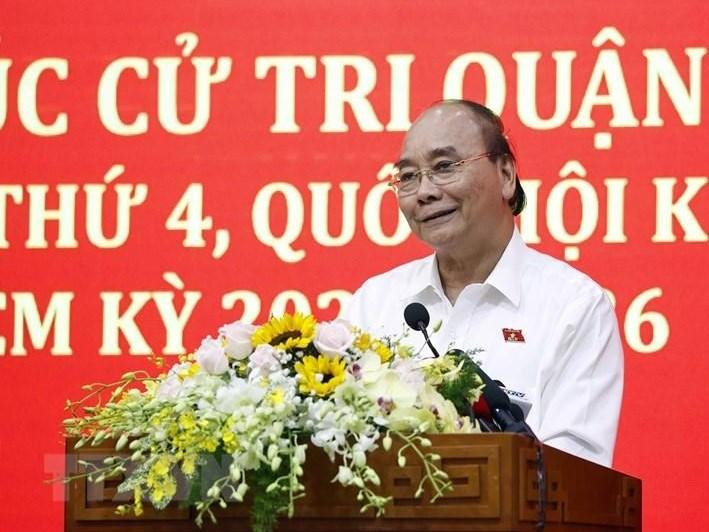 Chủ tịch nước phát biểu tại buổi tiếp xúc cử tri sáng 22/11. Ảnh: TTXVN Chủ tịch nước phát biểu tại buổi tiếp xúc cử tri sáng 22/11. Ảnh: TTXVN