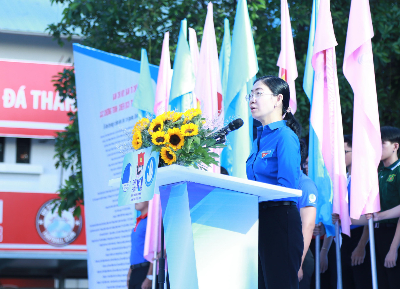 Bí thư Thành Đoàn TPHCM Phan Thị Thanh Phương.