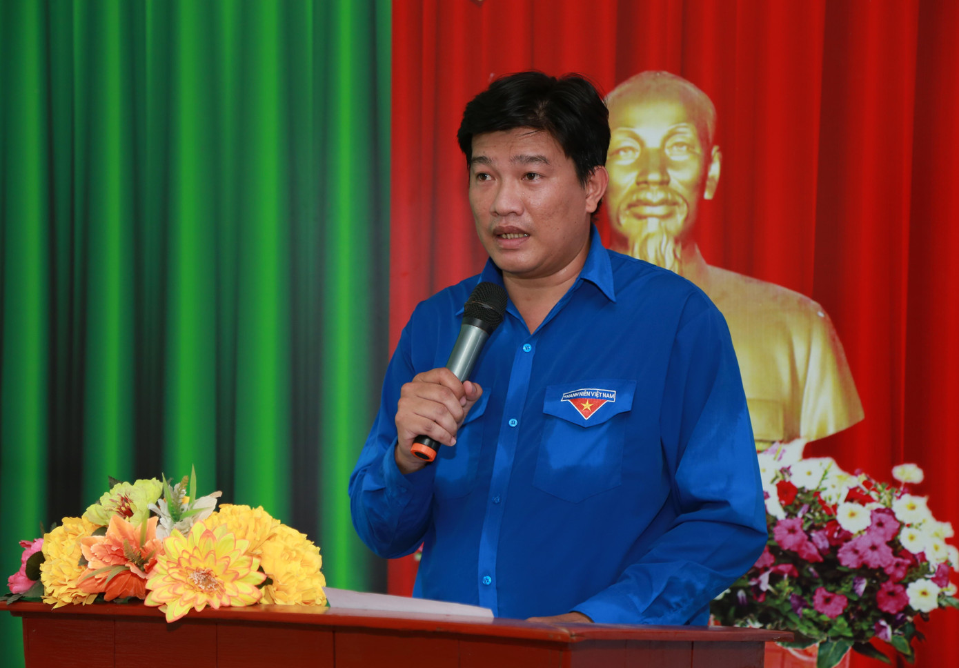 Anh Phạm Bùi Phi Líp chia sẻ tại chương trình.