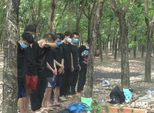 Nhóm người nhập cảnh trái phép bị bắt giữ