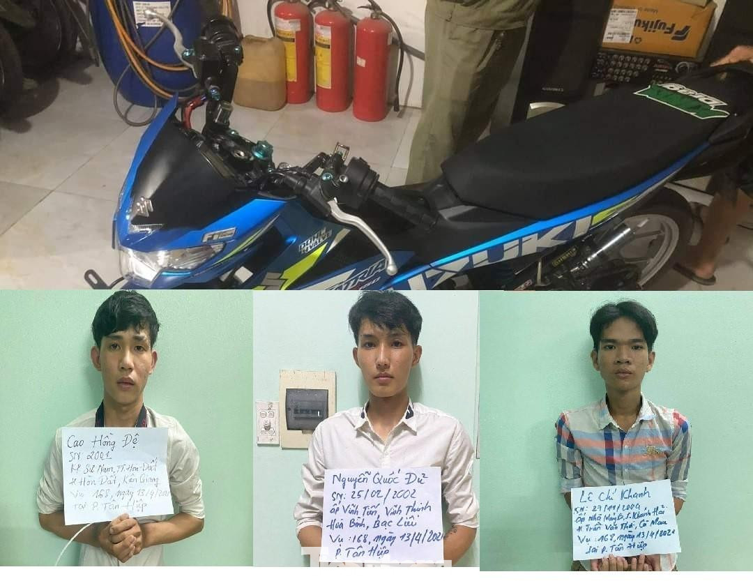 Nhóm đối tượng cùng tang vật