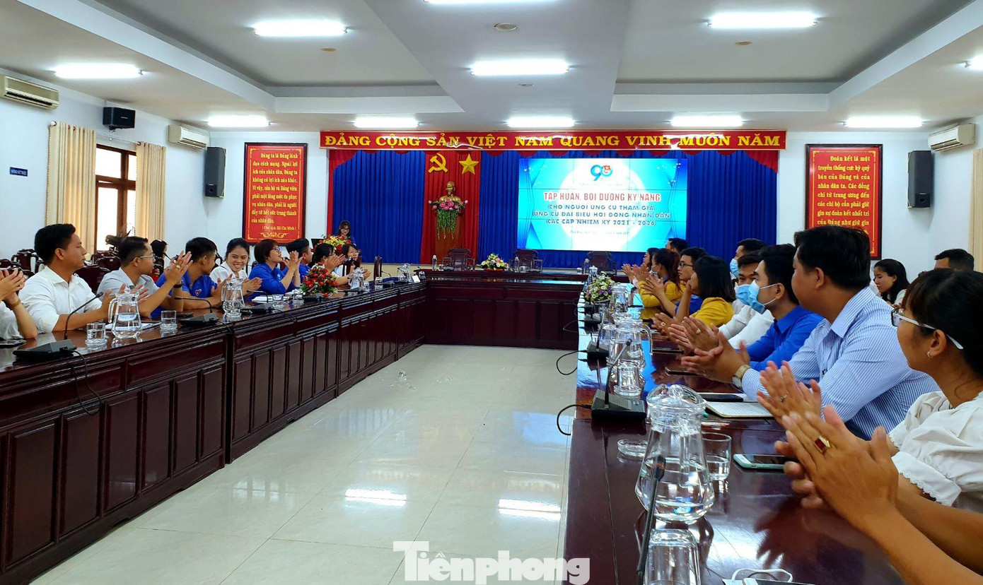 Lớp tập huấn dành cho đoàn viên, thanh niên lần đầu ứng cử đại biểu HĐND các cấp