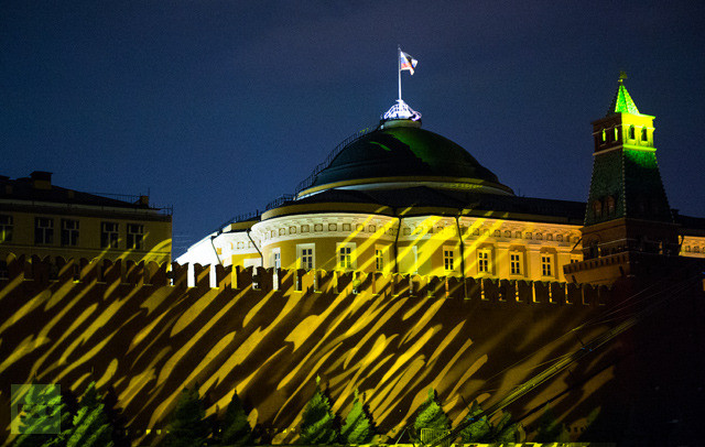 Cả thủ đô Moscow chìm trong ánh sáng của lễ hội