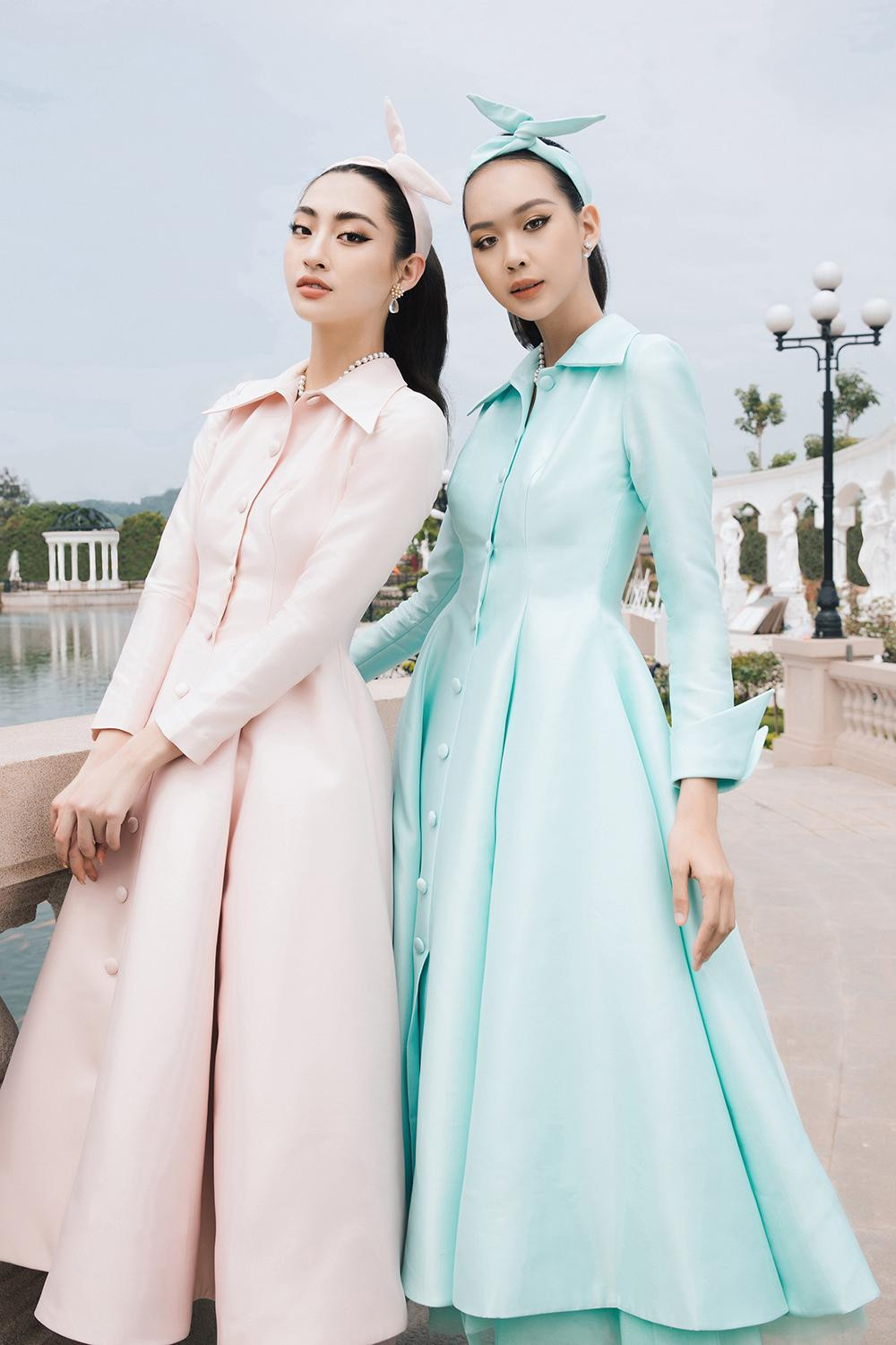 Mặc dù sở hữu chiều cao ấn tượng 1m78 nhưng khi đọ sắc với Lê Nguyễn Bảo Ngọc, Lương Thùy Linh vẫn không phải là...đối thủ.