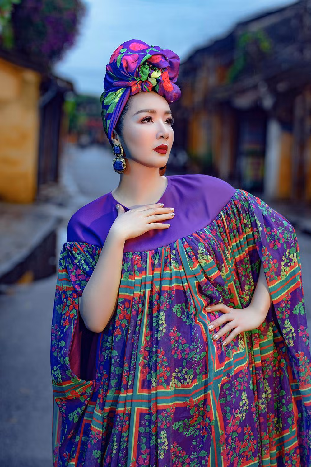 Mới đây, Hoa hậu Giáng My xuất hiện cực kỳ ấn tượng và kiêu sa trong bộ ảnh được thực hiện tại Hội An.