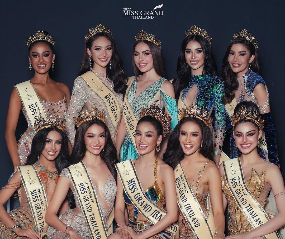 Top 10 Miss Grand Thailand 2022.
