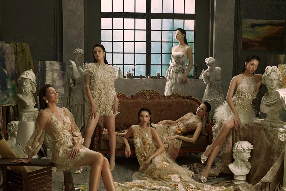 Bộ ảnh lấy ý tưởng về các 'nàng thơ' trong hội họa và điêu khắc mang đậm phong cách Phục hưng gây chú ý với khán giả.