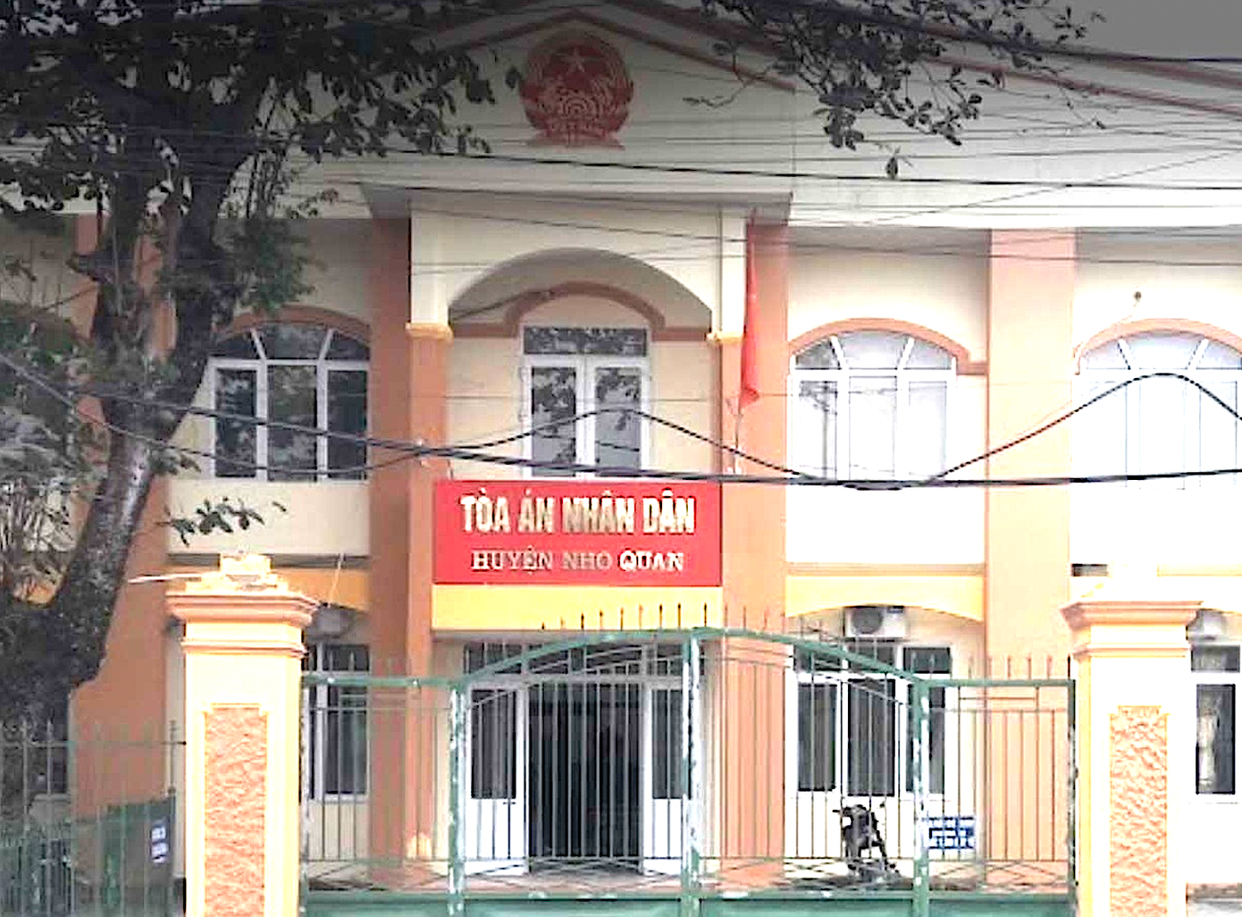 Bị can Nguyên công tác tại TAND huyện Nho Quan.