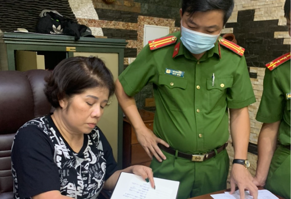 Nguyễn Thúy Loan được xác định là đối tượng cầm đầu.