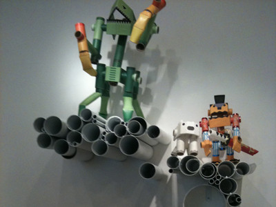 Một góc của triển lãm. Ảnh: H.T. Một góc của triển lãm. Ảnh: H.T