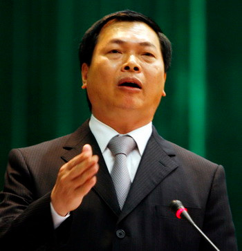 Bộ trưởng Công thương Vũ Huy Hoàng. Bộ trưởng Công thương Vũ Huy Hoàng