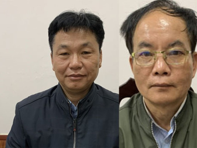 Bị can Vinh và Hảo. Bị can Vinh và Hảo.