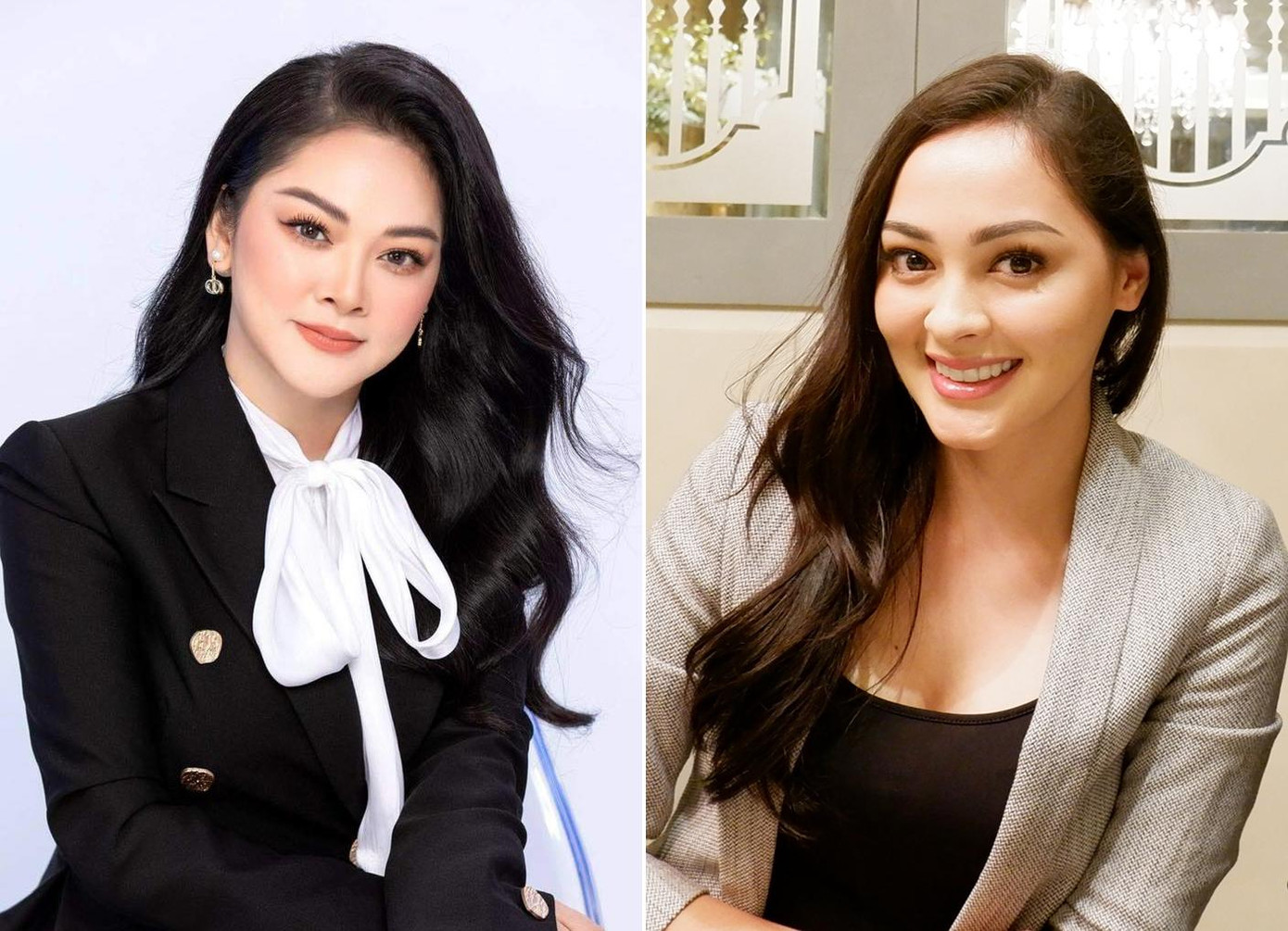 Cả hai đều sở hữu gương mặt bầu bĩnh, phúc hậu và nụ cười rạng rỡ, thân thiện. Cả hai đều sở hữu gương mặt bầu bĩnh, phúc hậu và nụ cười rạng rỡ, thân thiện.