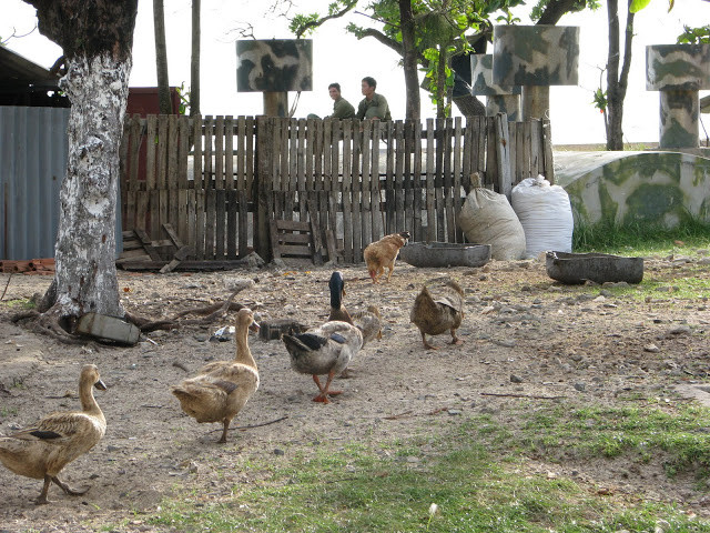 Xếp hàng ra bãi tập