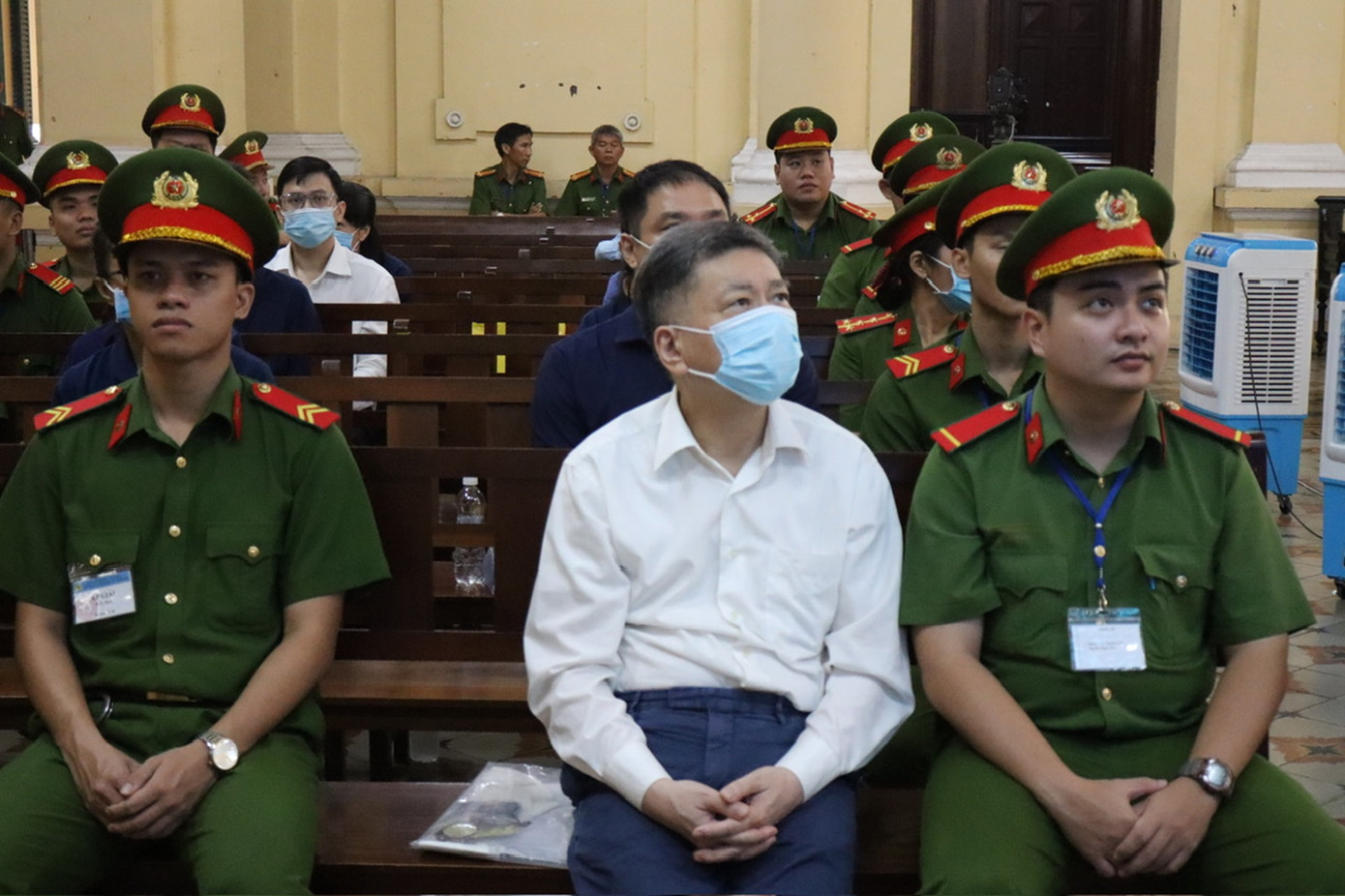 Bị cáo Chu Lập Cơ tại phiên tòa. Ảnh: Tân Châu