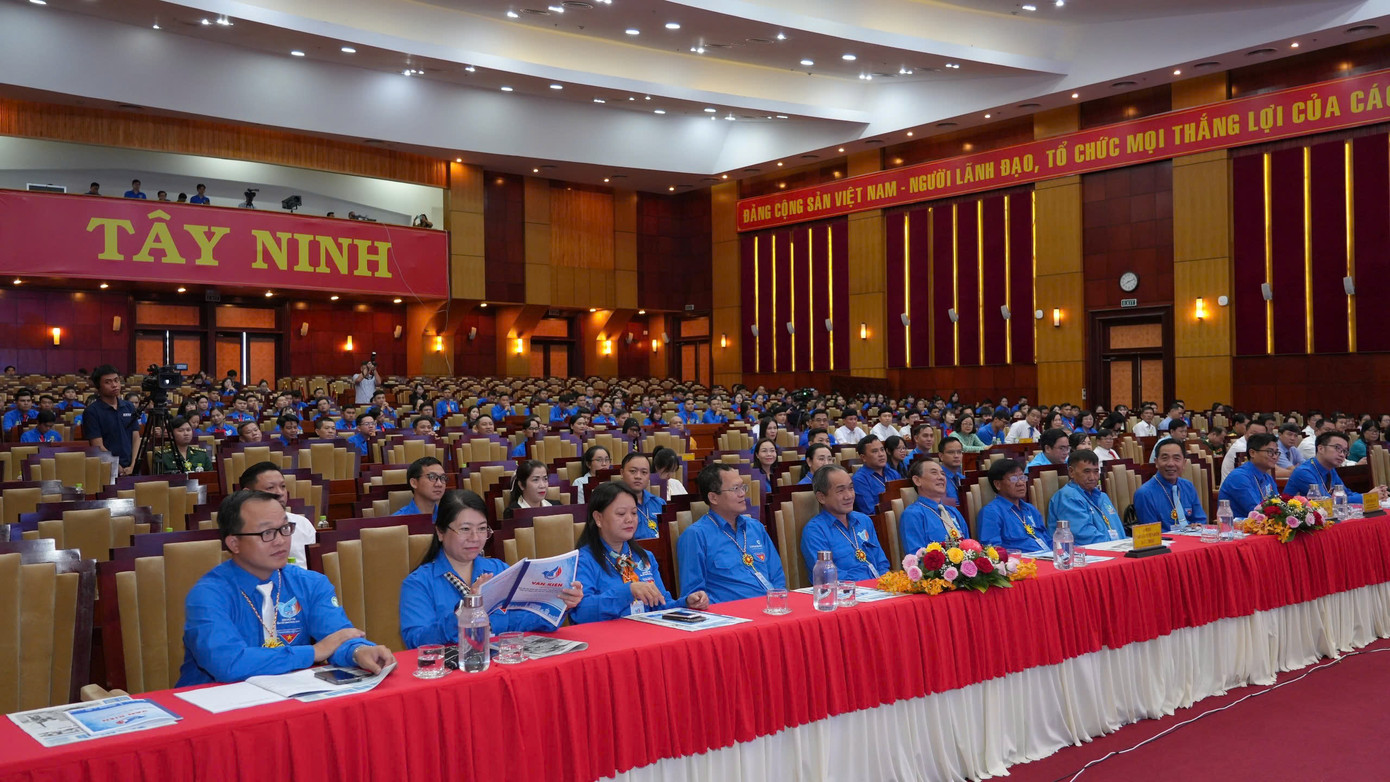 Đại biểu dự Đại hội Hội LHTN Việt Nam tỉnh Tây Ninh ngày 10/10. Ảnh: Minh Phú