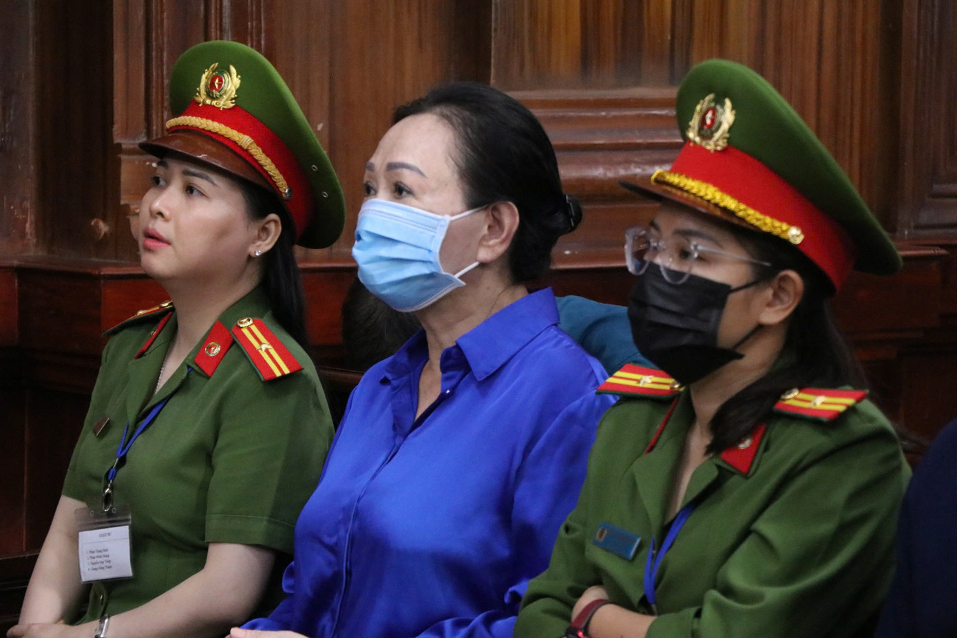 Bà Trương Mỹ Lan tại phiên tòa. Ảnh: Tân Châu Bà Trương Mỹ Lan tại phiên tòa. Ảnh: Tân Châu