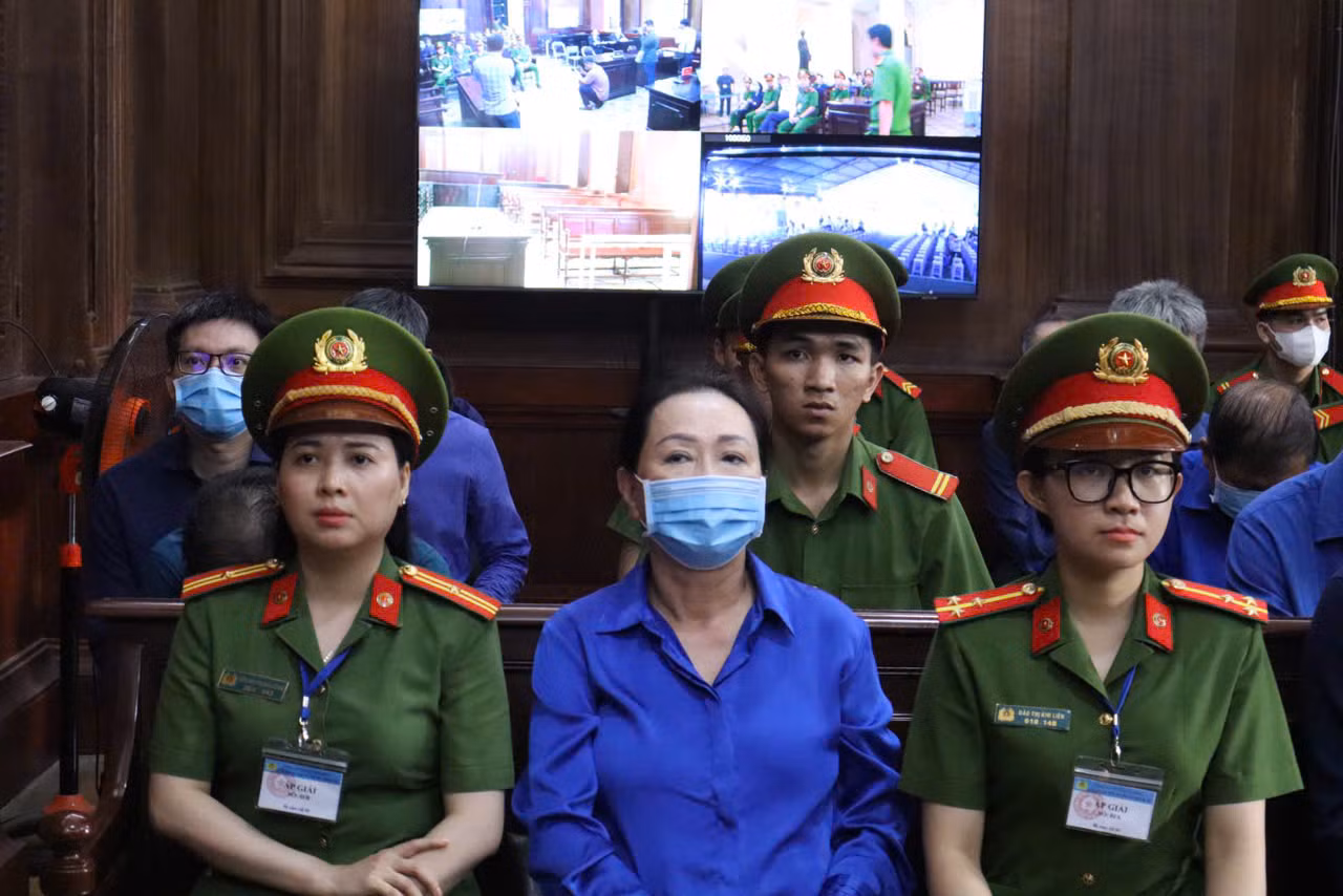 Bà Trương Mỹ Lan tại phiên tòa. Ảnh: Tân Châu. Bà Trương Mỹ Lan tại phiên tòa. Ảnh: Tân Châu.