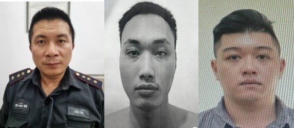 Nhóm đối tượng bị tạm giữ hình sự.