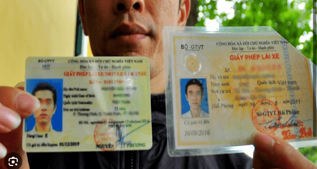 Ảnh minh họa GPLX. Ảnh minh họa GPLX.