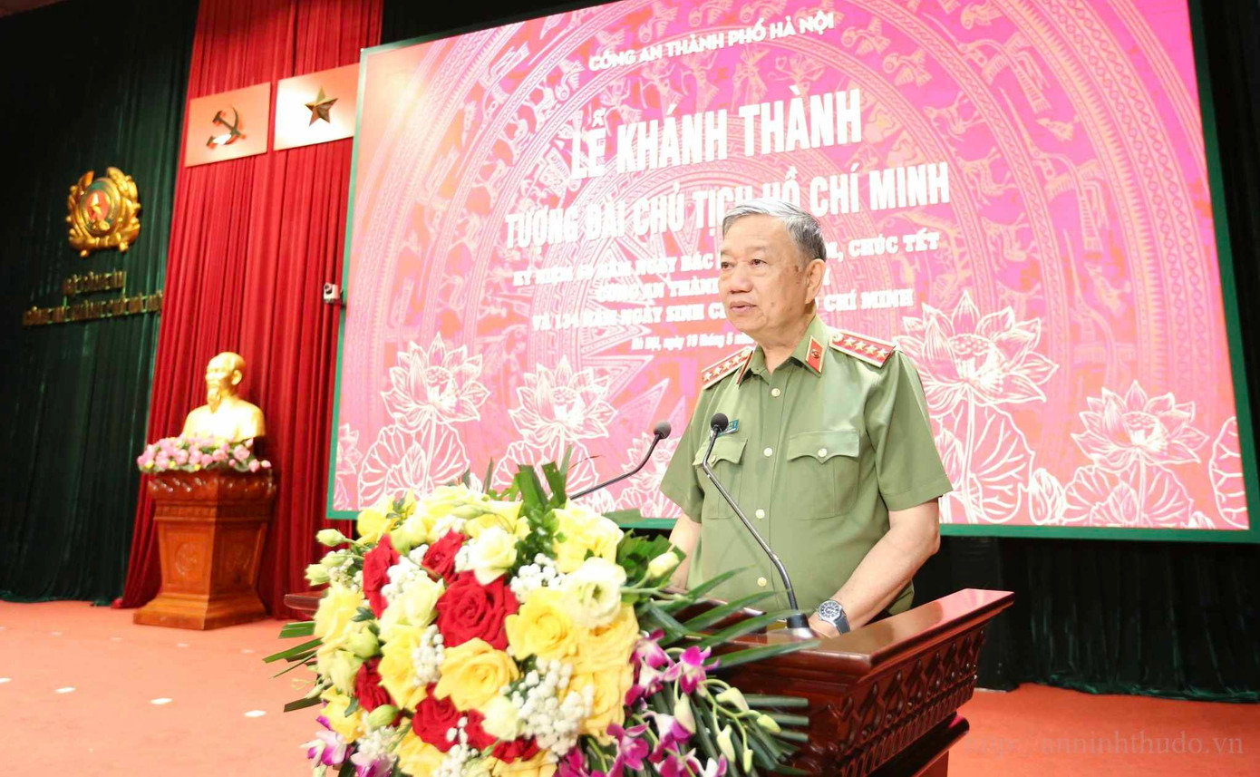 Đại tướng Tô Lâm phát biểu tại chương trình. Đại tướng Tô Lâm phát biểu tại chương trình.