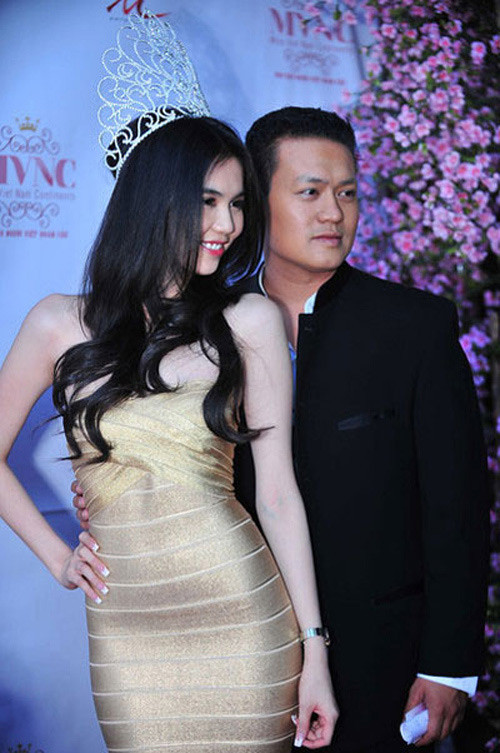 Minh Chánh và Hoa hậu Ngọc Trinh