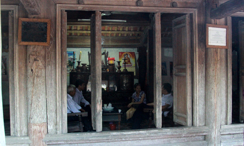 Gian chính của ngôi nhà