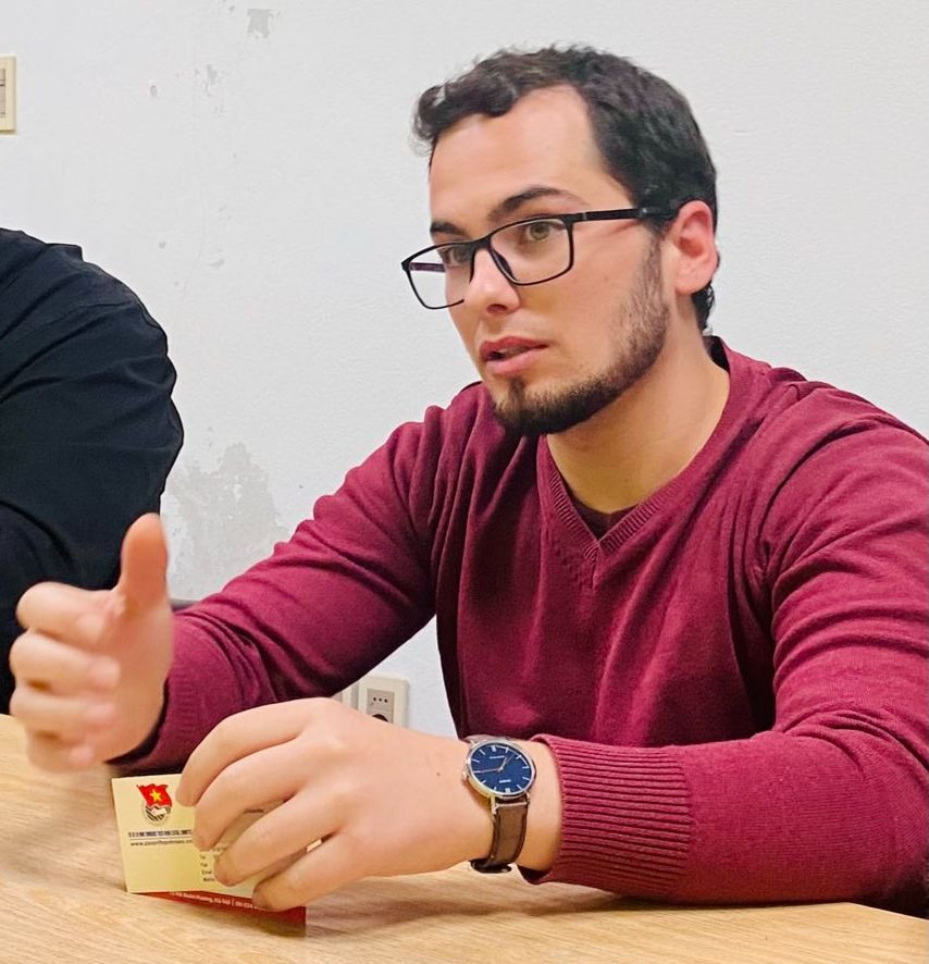 Đồng chí Claudio Akbeson - Bí thư thứ nhất T.Ư Đoàn TNCS Uruguay: Cần tăng cường đoàn kết. Không đoàn kết, chúng ta không thể thực hiện các mục tiêu, nhiệm vụ đề ra.