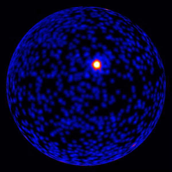 Vụ nổ tia gamma mạnh chưa từng thấy. Ảnh: LAT/NASA