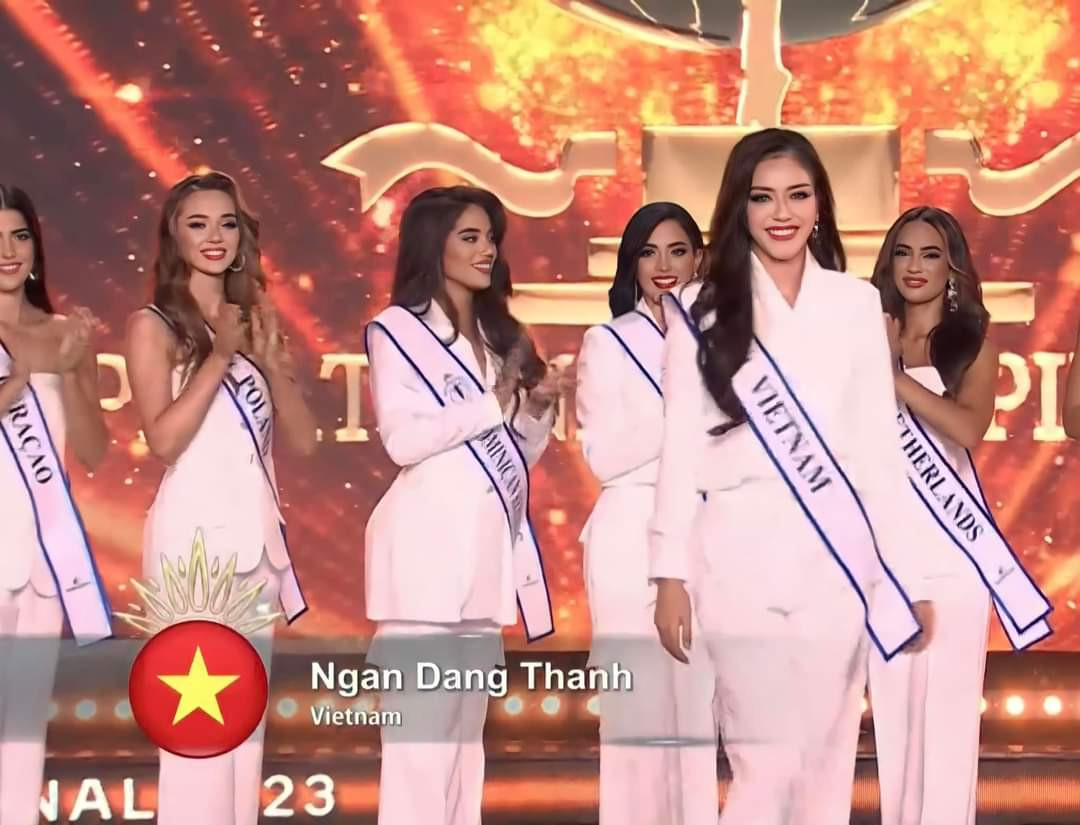 Cùng với đại diện Philippines, Thanh Ngân là 1 trong 2 thí sinh châu Á xuất sắc lọt vào Top 5.