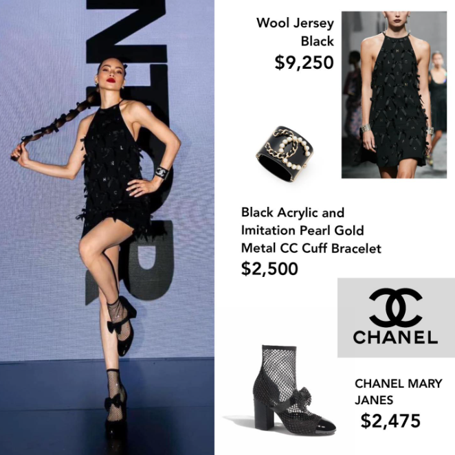 Hồ Ngọc Hà diện full set của Chanel với giá trị đắt đỏ trong ngày đầu tiên ghi hình. Cựu người mẫu cũng diện set đồ có giá trị cao nhất, lên tới hơn 15.000 USD (357 triệu đồng). Hồ Ngọc Hà diện full set của Chanel với giá trị đắt đỏ trong ngày đầu tiên ghi hình. Cựu người mẫu cũng diện set đồ có giá trị cao nhất, lên tới hơn 15.000 USD (357 triệu đồng).