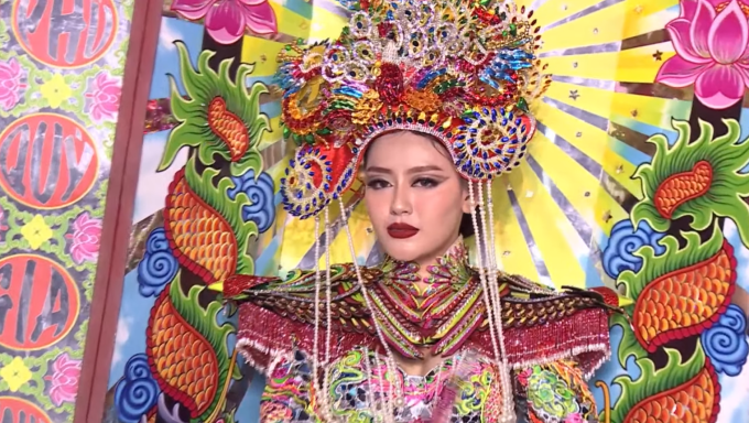 Khoảnh khắc chiếm trọn ống kính của Miss Supranational Vietnam 2023.
