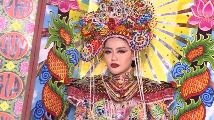 Khoảnh khắc chiếm trọn ống kính của Miss Supranational Vietnam 2023.