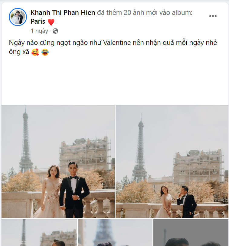 Vợ chồng Khánh Thy - Phan Hiển chia sẻ loạt khoảnh khắc &quot;ngọt sâu răng&quot;.