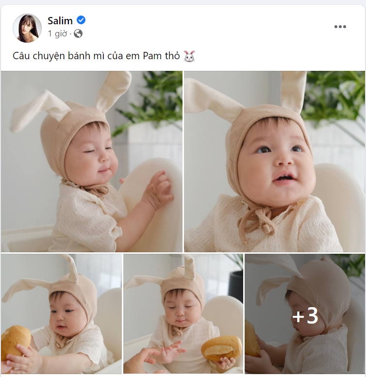 Bài viết của mẹ Salim nhận về lượt tương tác khủng.