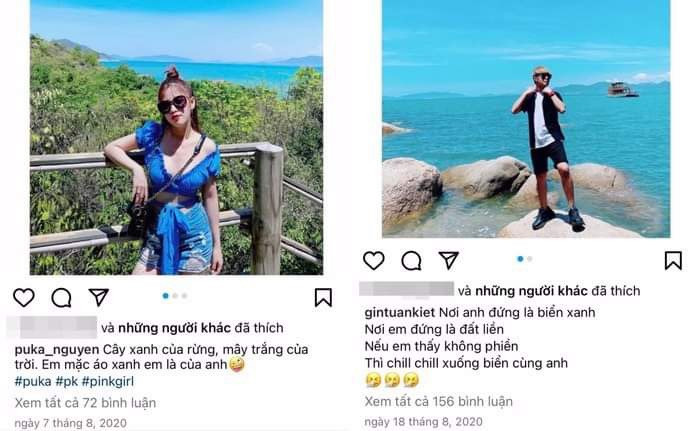 Đầu năm 2020, mạng xã hội xôn xao thông tin Puka đang bí mật hẹn hò với Gin Tuấn Kiệt.