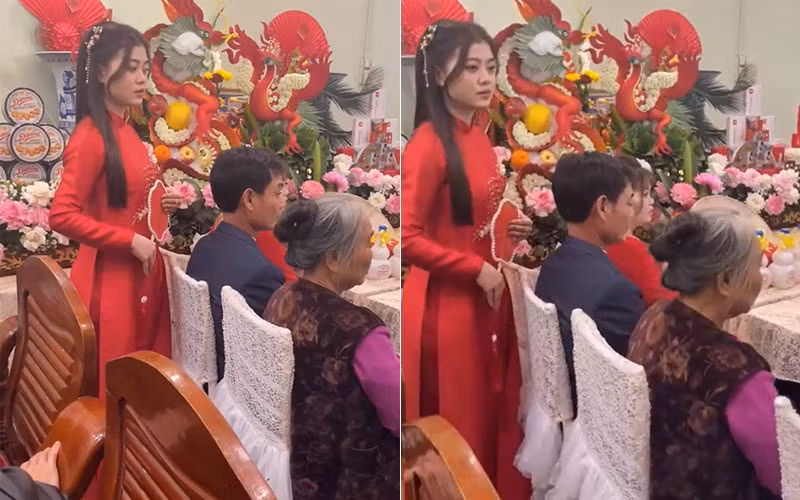 Trước đó trong lễ nạp tài, chú rể cũng vắng mặt. Trước đó trong lễ nạp tài, chú rể cũng vắng mặt.