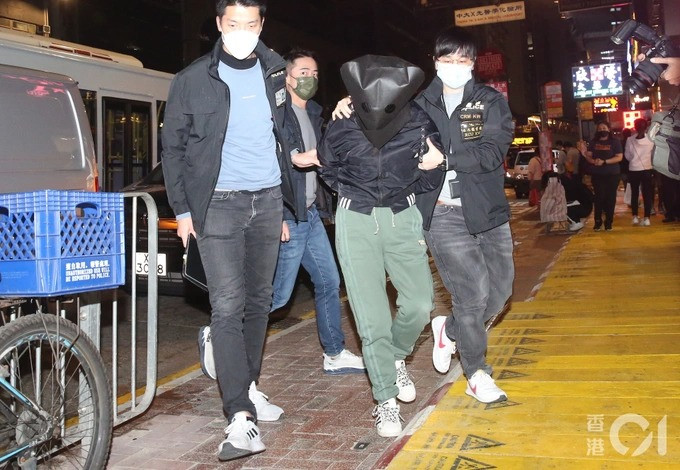 Ng “Yung Yung” bị cảnh sát bắt vào ngày 26/2. Ảnh: HK01.