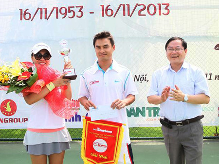 Nhất đôi nam - nữ thuộc về Cty CP xây lắp điện Việt Nam