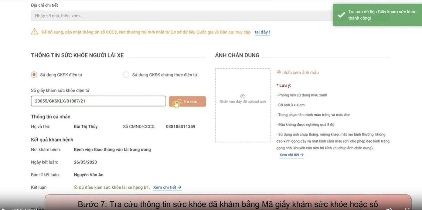 Các bước thực hiện.