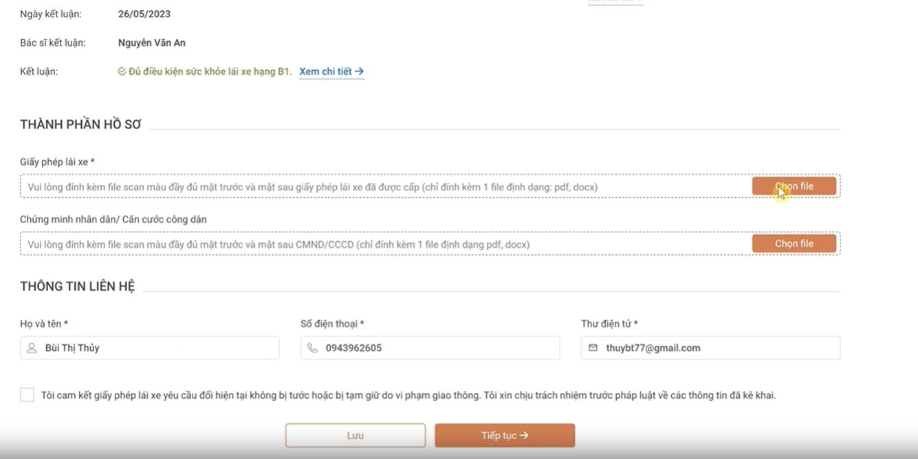Các bước thực hiện.