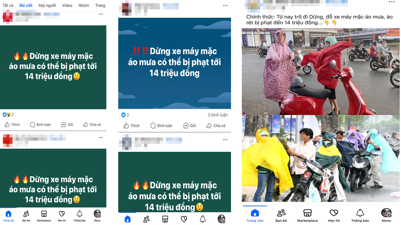 Một số trang mạng xã hội đưa thông tin. Một số trang mạng xã hội đưa thông tin.