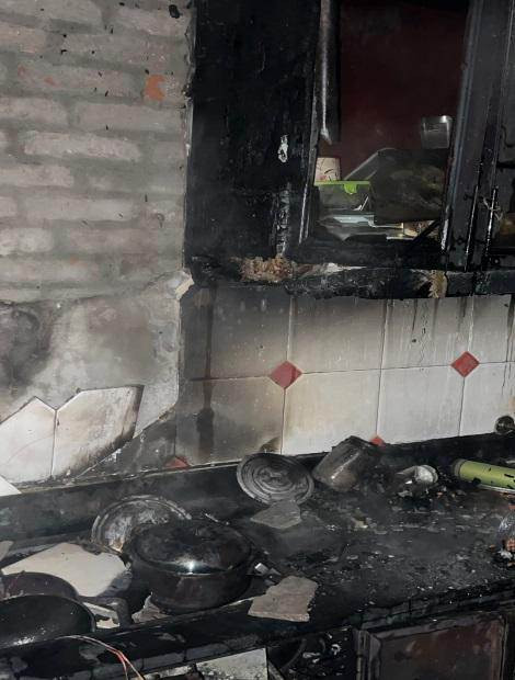 Khu vực xảy ra hỏa hoạn.