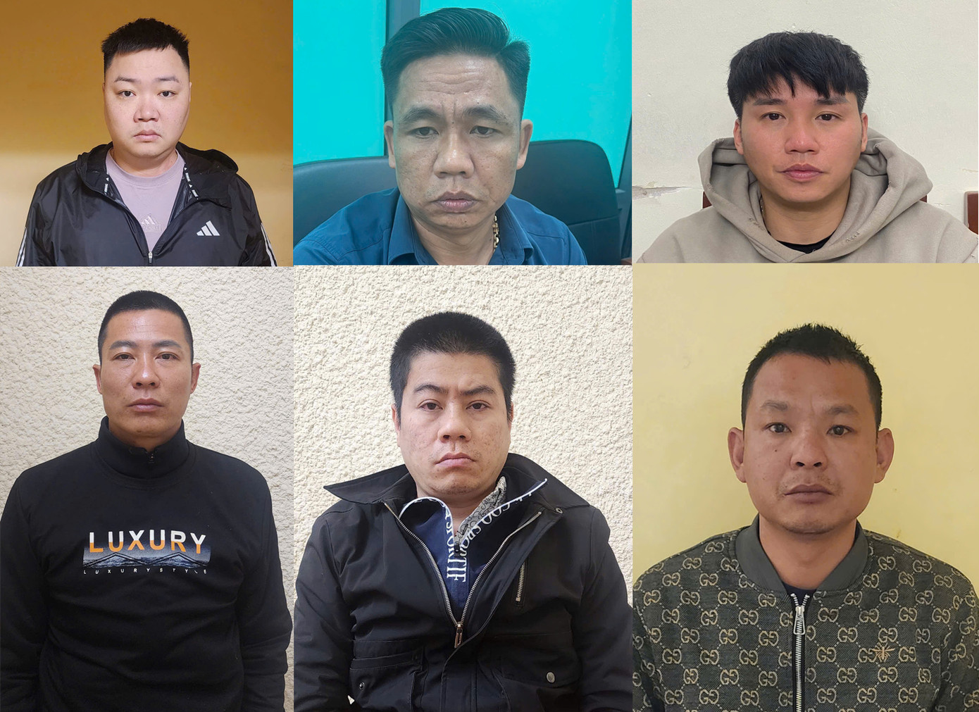 Các đối tượng trong vụ án.