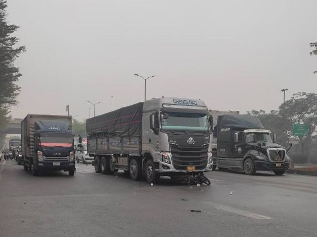 Hình ảnh vụ tai nạn được người dân chia sẻ.