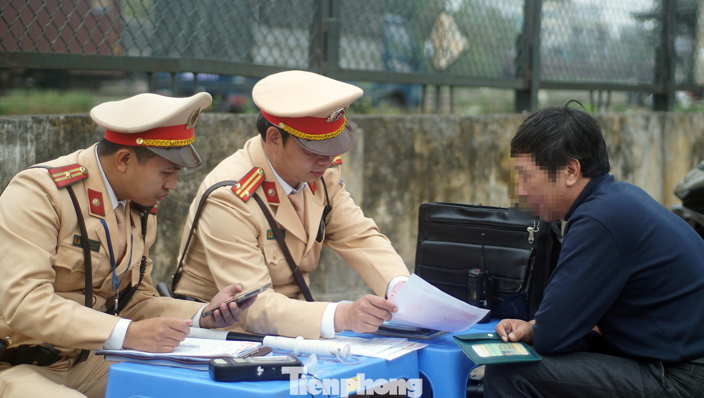 Quá trình làm nhiệm vụ tổ công tác không phát hiện trường hợp vi phạm nồng độ cồn.