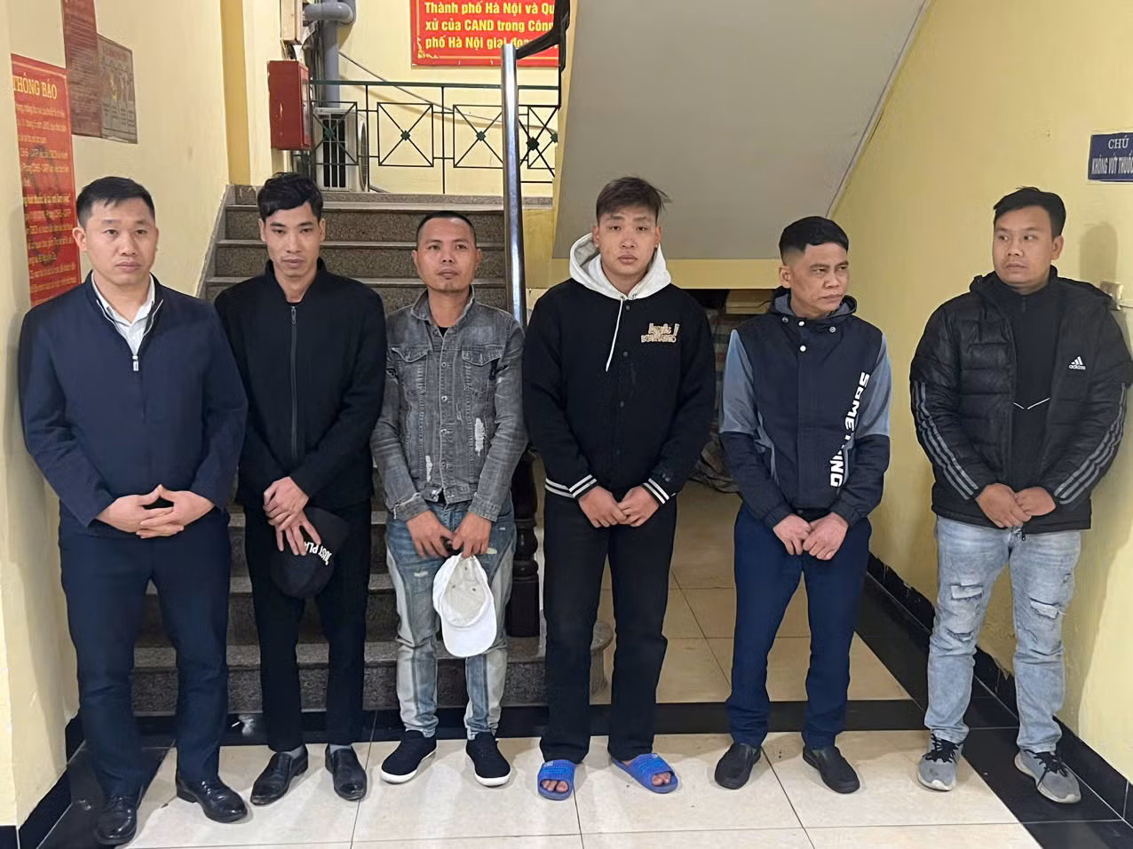 Các đối tượng trong vụ án. Ảnh CACC Các đối tượng trong vụ án. Ảnh CACC