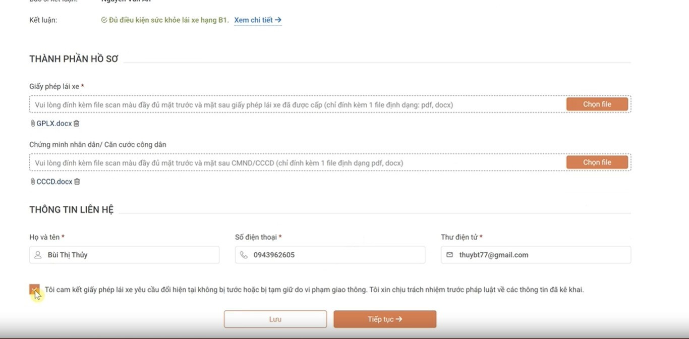 Các bước thực hiện.