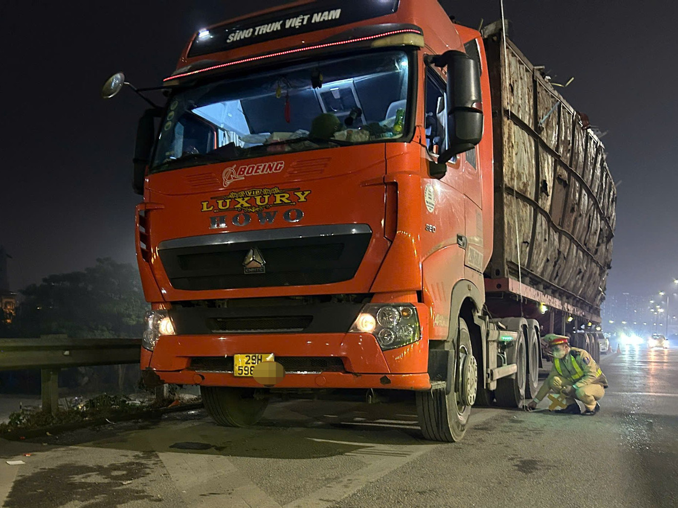 Hình ảnh xe đầu kéo.